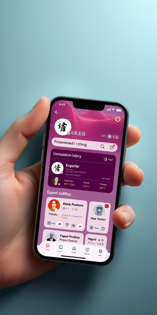 易理问询 App 界面展示